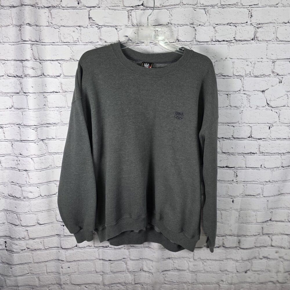 Vintage USA Olympics Grey Sweatshirt JCPenney 2XL 90s